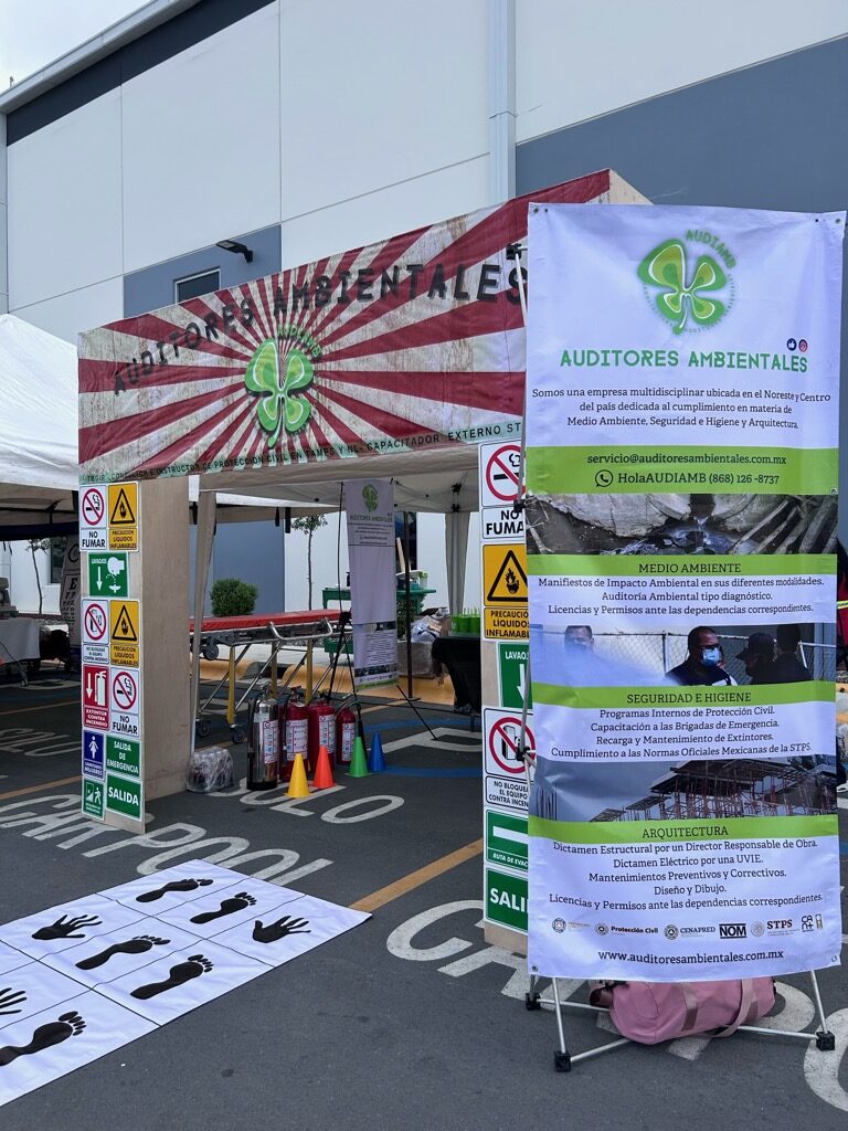 Participación como proveedores de seguridad y medio ambiente en la feria de la seguridad en Reynosa.